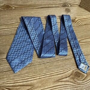 New DANIEL MILANO 1956 Necktie Silk Handmade in Italy Designer Geometric Tie